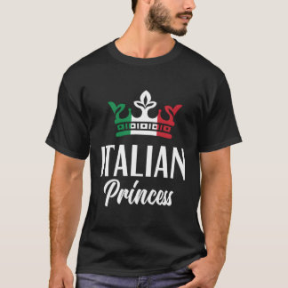 Camiseta Princesa italiana Orud Itália Bandeira italiana