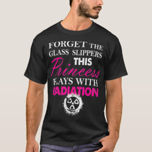 Camiseta Princesa Joga Com Tecnologia Radiológica Engraça