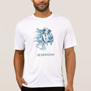 Camiseta *~* Princesa Jovem Mulher Própria Indigo Denim Men