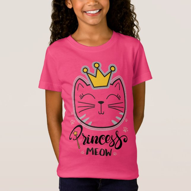 Camiseta Princesa Meow (Frente)