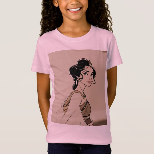 Camiseta Princesa Narrativa Jasmine (Frente)
