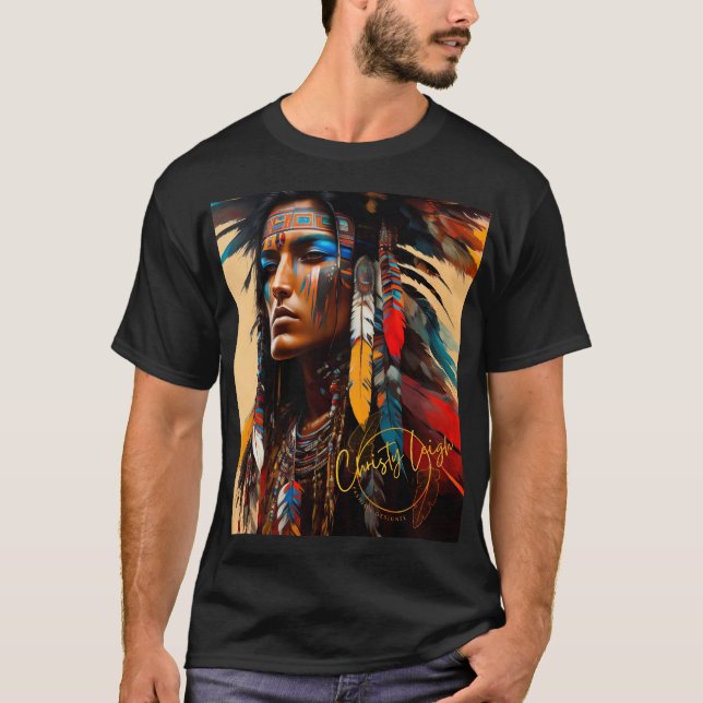 Camiseta Princesa Nativa T-Shirt (Frente)