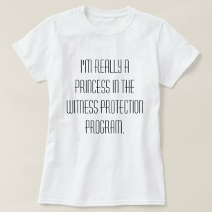 Camiseta Princesa no t-shirt do programa da proteção da