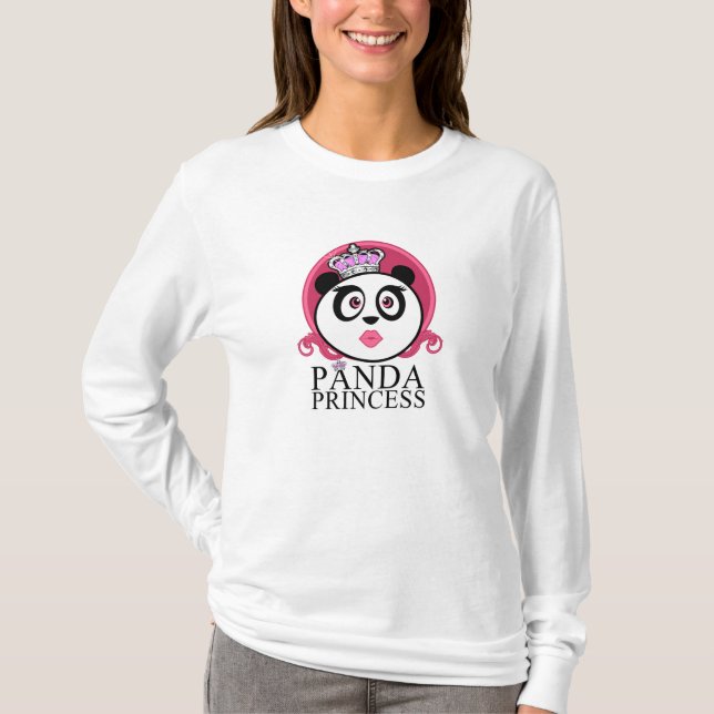 Camiseta Princesa Panda Panda Rainha Fofa (Frente)