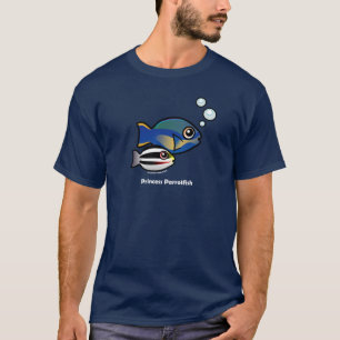 Camiseta Princesa Parrotfish com bebê