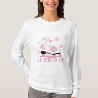 Camiseta Princesa Patinagem do gelo