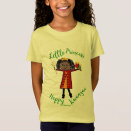 Camiseta Princesa pequena - Kwanzaa feliz