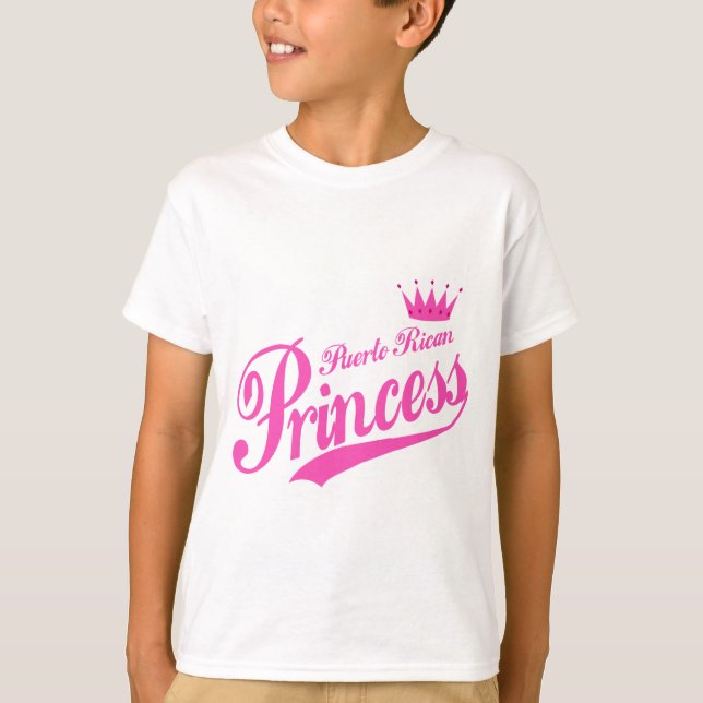 Camiseta Princesa porto-riquenha (Frente)