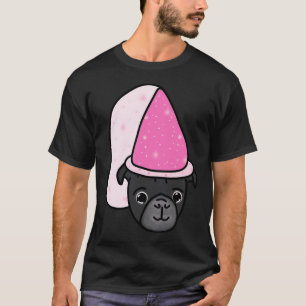 Camiseta Princesa Pug Preta