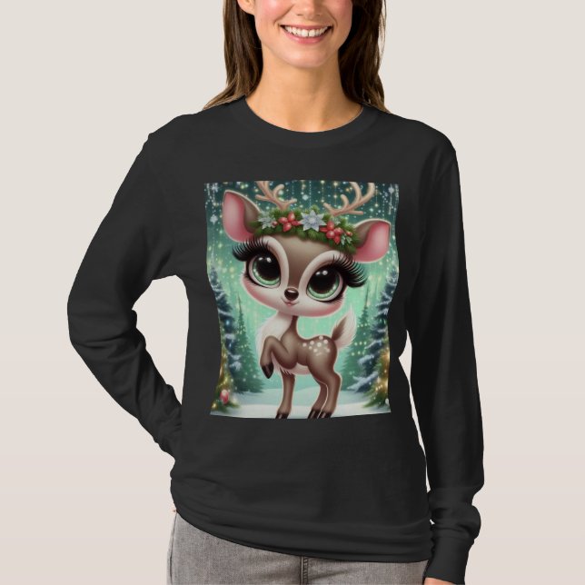 Camiseta Princesa Rena da Floresta Encantada (Frente)