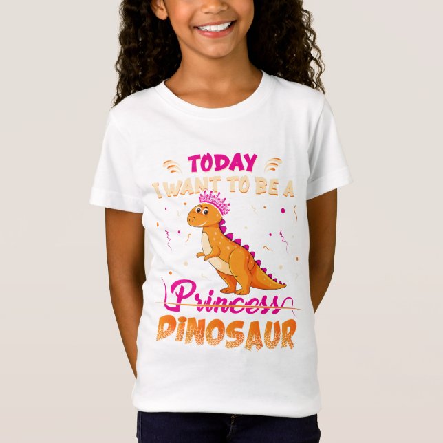 Camiseta Princesa Rex Dino Diva (Frente)