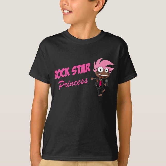 Camiseta Princesa Rockstar (Frente)