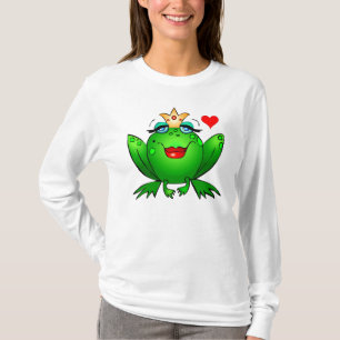 Camiseta Princesa Sapo com Dama Sapo Encantadora de Coração