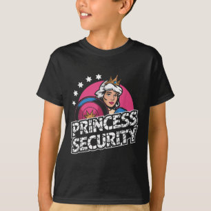 Camiseta Princesa Security Birthday Pai &amp; Mamãe Boys Br