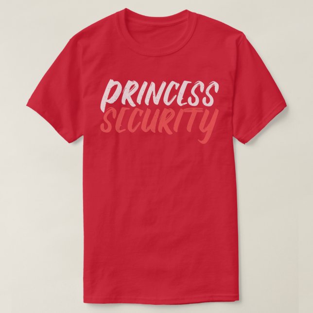Camiseta Princesa Security Halloween Costume Men Matchi (Frente do Design)