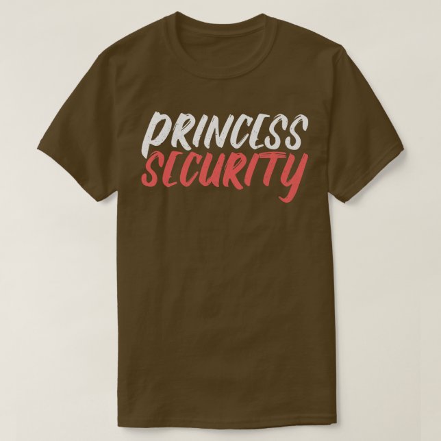 Camiseta Princesa Security Halloween Costume Men Matchi (Frente do Design)