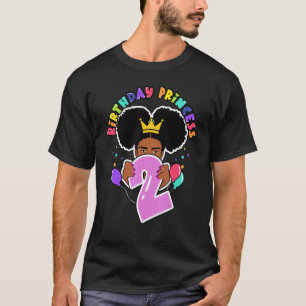 Camiseta Princesa segundo aniversário - Garota Aftosa Natur