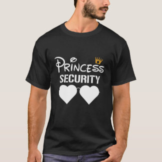 Camiseta Princesa Segurança, Fácil Férias Princesas