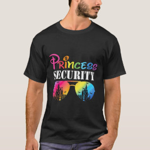 Camiseta Princesa Segurança Mãe Pai Aniversário da Família