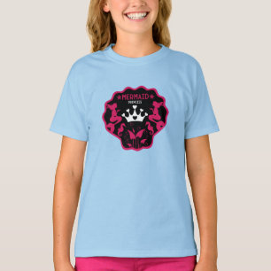 Camiseta Princesa Sereia Menina