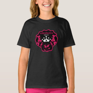 Camiseta Princesa Sereia Menina