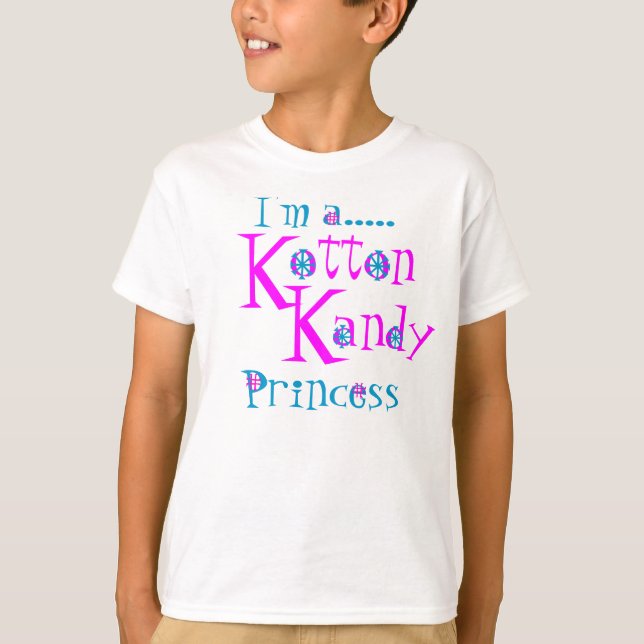 Camiseta Princesa T de Kotton Kandy (Frente)