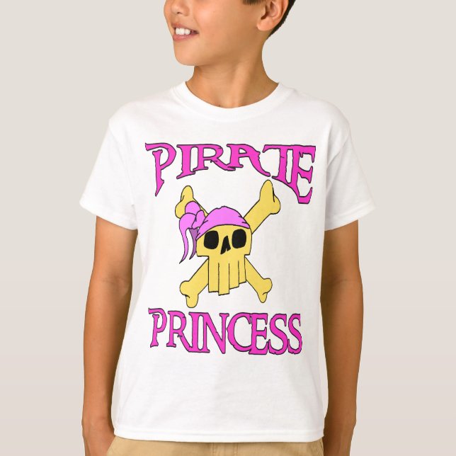 Camiseta PRINCESA t-shirt do PIRATA (Frente)