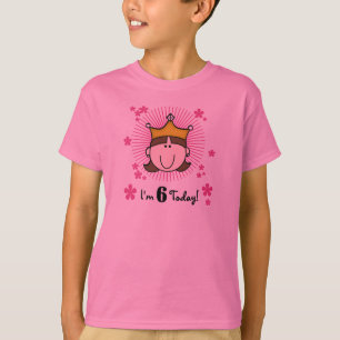 Camiseta Princesa triguenha 6o aniversário