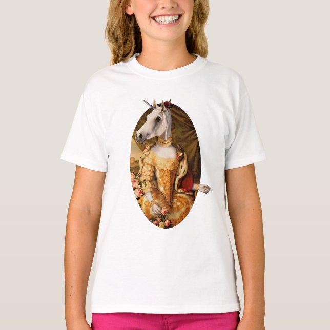 Camiseta Princesa Unicorn T-Shirt (Frente)