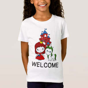 Camiseta Princesa, Unicórnio, bem-vinda engraçada