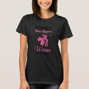 Camiseta Princesa Usa Sapatilhas de Ponta Ballet Bailarina
