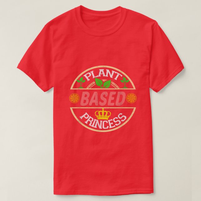 Camiseta Princesa Vegetal (Frente do Design)