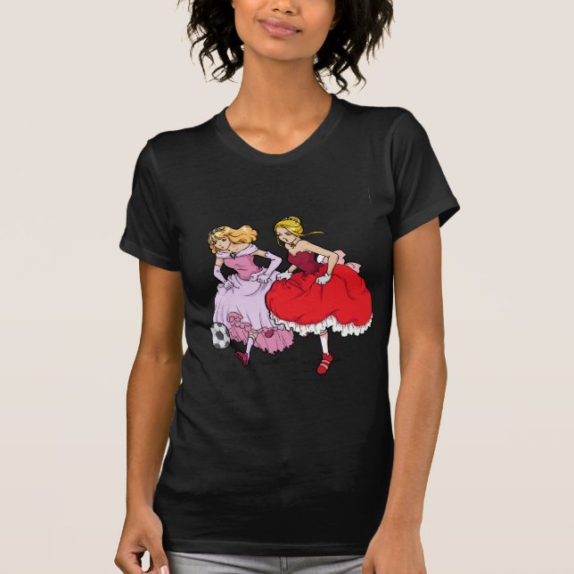 Camiseta Princesas do futebol (Frente)