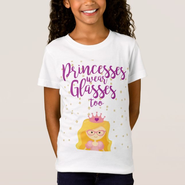 Camiseta Princesas Vestir-se Vidro Demasiado T-shirt (Frente)