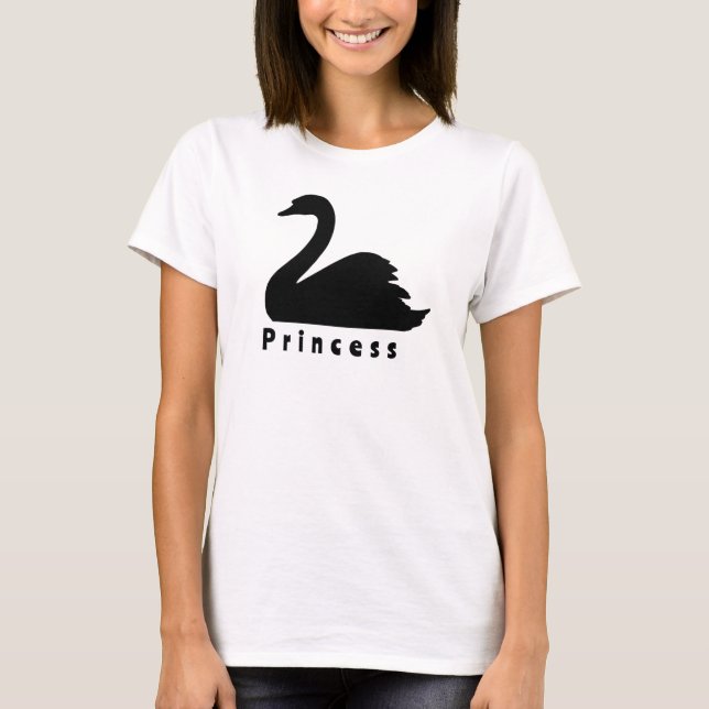 Camiseta princess black swan (Frente)