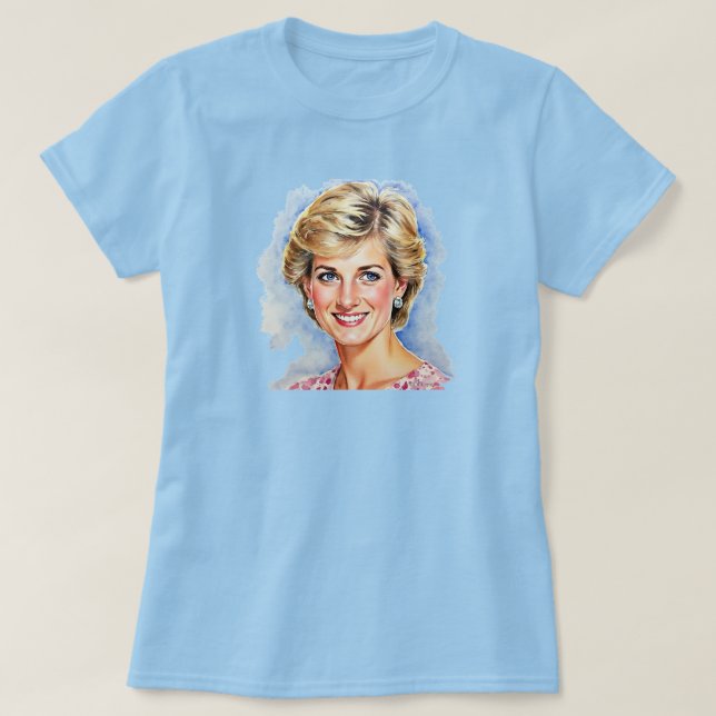 Camiseta Princess Diana of England, Princess of Wales (Frente do Design)