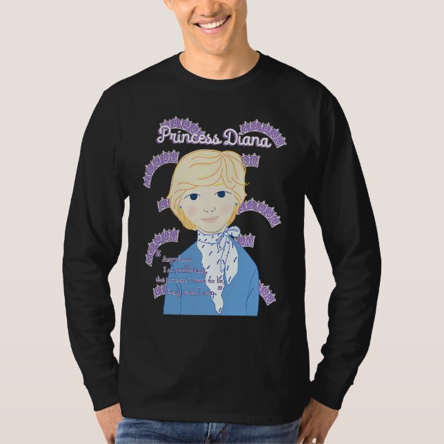 Camiseta Princess Diana The Crown Inspiring Quote (Frente)