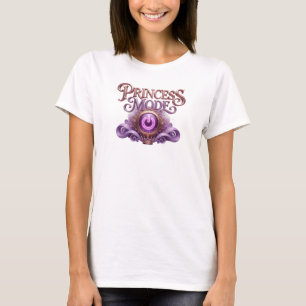 Camiseta PRINCESS MODE Vermelha Legal