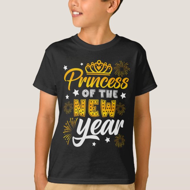 Camiseta Princess Of The New Year 2026 New Years Eve Firewo (Frente)