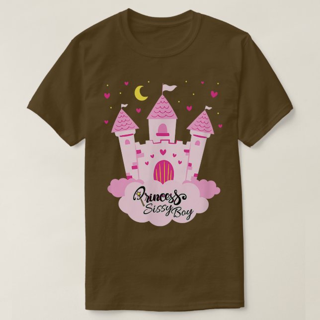 Camiseta PRINCESS SISSY BOYPrincess Castle Design  (Frente do Design)