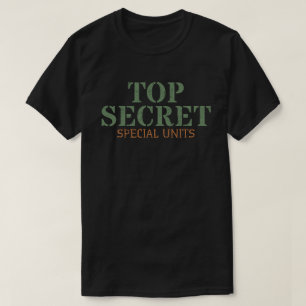 Camiseta Principais Unidades Especiais Secretas