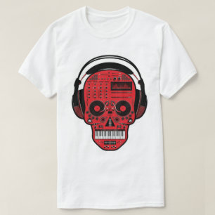 CAMISETA PRINCIPAL DO PRODUTOR DO DJ DO CRÂNIO