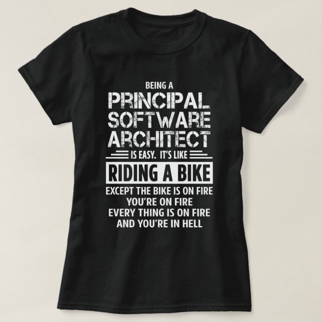 Camiseta Principal Software Architect (Frente do Design)