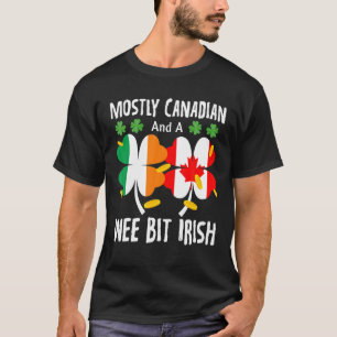 Camiseta Principalmente Canadense E Um Pouco Irlandês St P