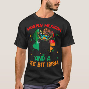 Camiseta Principalmente Mexicano E Um Pouco Irlandês