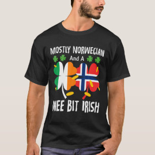 Camiseta Principalmente Norueguês E Um Pouco Irlandês St