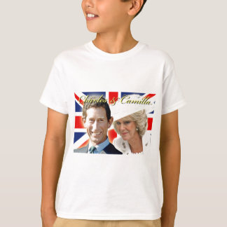 Camiseta Príncipe Carlos & HRH Duquesa Cornwall