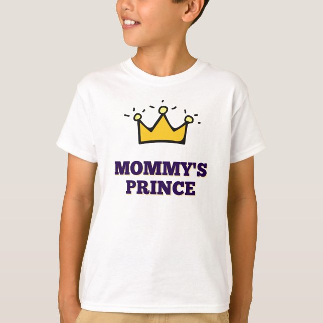 Camiseta Príncipe da mamãe  (Frente)