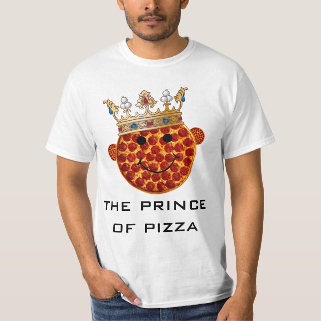 Camiseta Príncipe da pizza (Frente)
