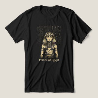 Camiseta Príncipe do Egito Estilo Faraó Real